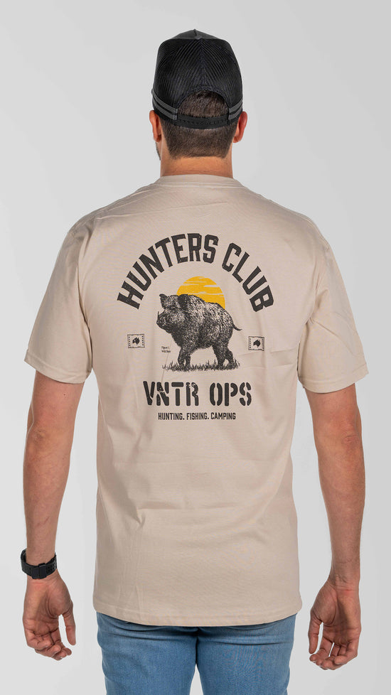 Hunters Club T-Shirt - Sand