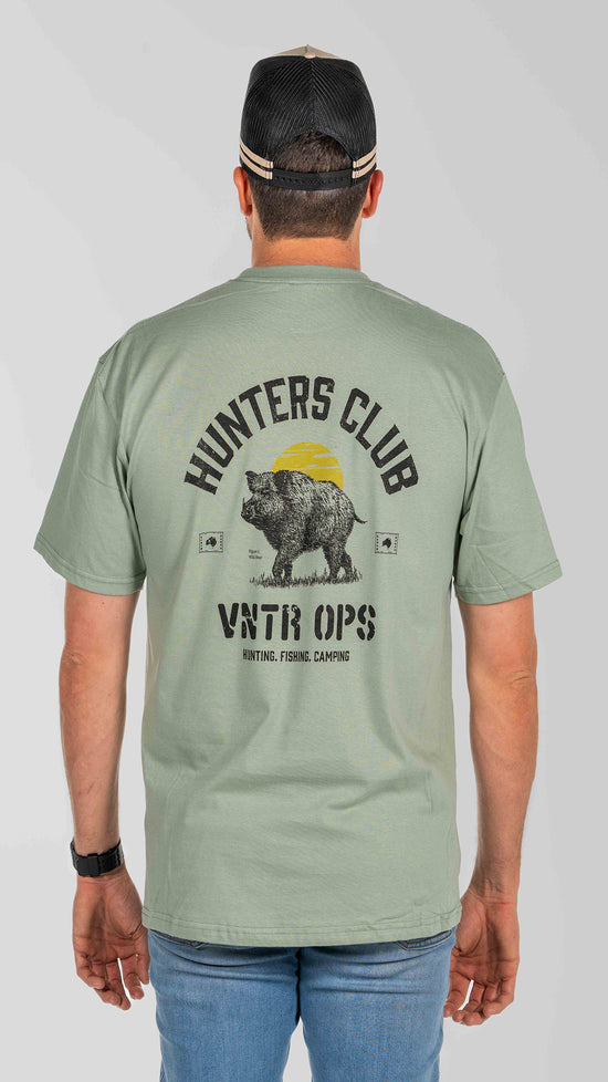 Hunters Club T-Shirt - Sage